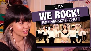 OG KPOP STAN/RETIRED DANCER'S REACTION/REVIEW: LISA "We Rock!" Full Version Dance!