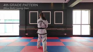 04th Grade (Blue Belt) - Joong Gun