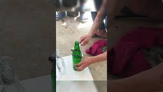 Bottle Cutting Technique Using A Heating Ring.#Viral