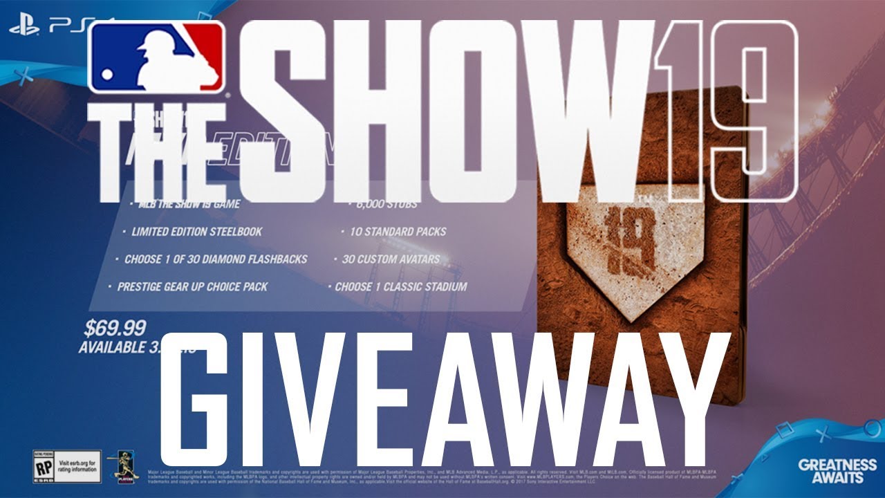 MLB THE SHOW 19 MVP EDITION GIVEAWAY -GIVEAWAY OVER-