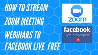 How to live stream from your desktop zoom meetings into facebook live,
without paying for the premium account? sign up a pro account ht...