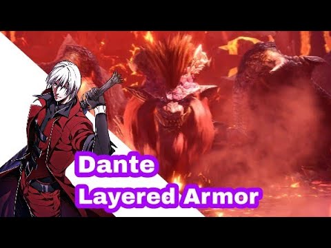 Mhw How To Get Dante Layered Armor Arch Tempered Teostra Insect Glaive Pov 18 Youtube