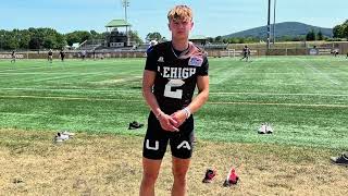 Wes Hack 2023 WR: Lehigh Camp Highlights