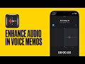 Enhance Audio in Voice Memos #shorts