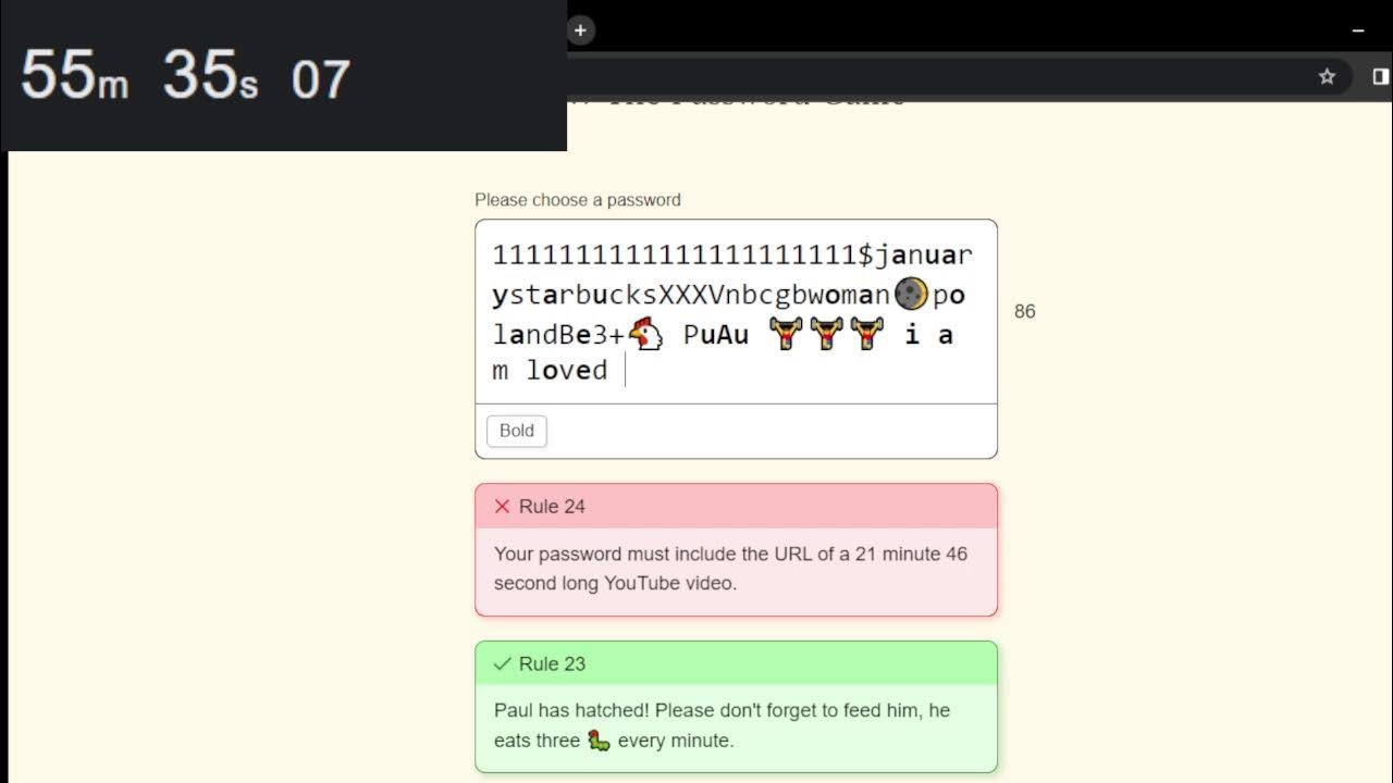 Trying to beat the neal fun password game impossible youtube