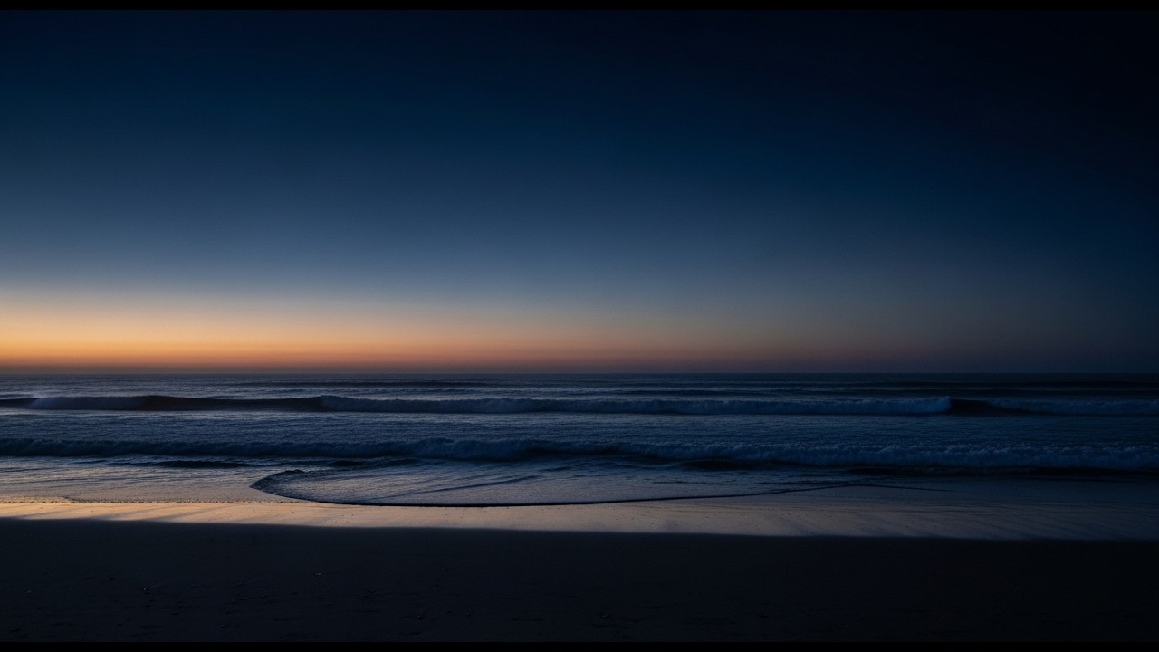 Midnight Tide Flow LIVE 🌊 | Best Sound for Full 8 Hour Sleep