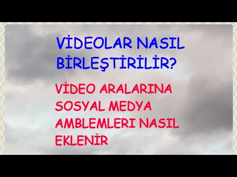 Videolar nasıl birleştirilir üzerine nasil amblem ve isim eklenir.#vivavideo