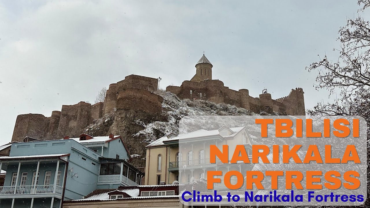 The Climb to Narikala Fortress, Tbilisi, Georgia