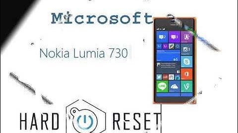Microsoft(nokia) Lumia 730 Hard Reset...