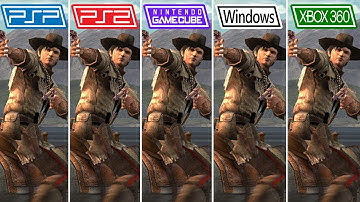 Gun (2005) | PC vs PS2 vs GameCube vs Xbox 360 vs PSP | Graphics Comparison