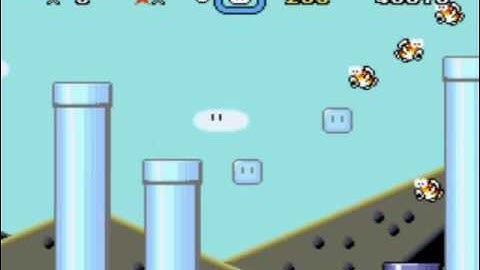 Super Mario World Custom Level: Pipe Maze
