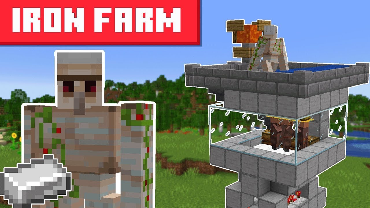 FINALLY I BUILD UNLIMITED IRON FARM | MINECRAFT GAMEPLAY #11 - YouTube