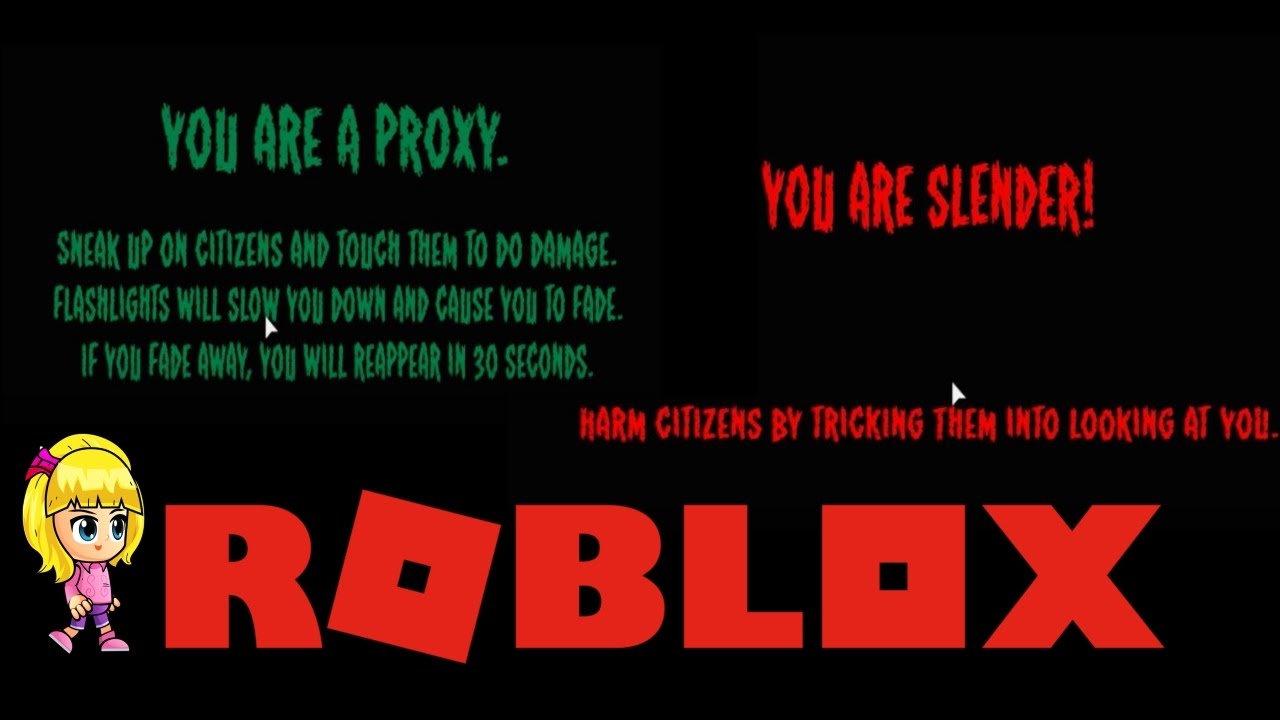 Get To Be Slender And Proxy Roblox Stop It Slender 2 Youtube - codes for skins on stop it slender 2 roblox