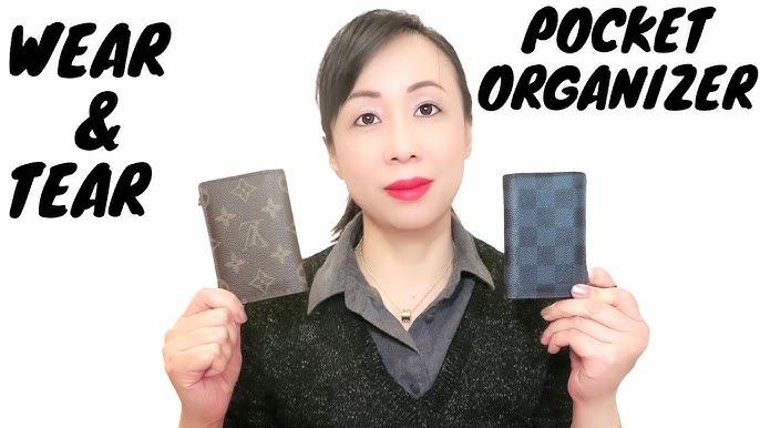 Unboxing Louis Vuitton Pocket Organizer Green Taurillon leather  #louisvuitton #leathergoods 