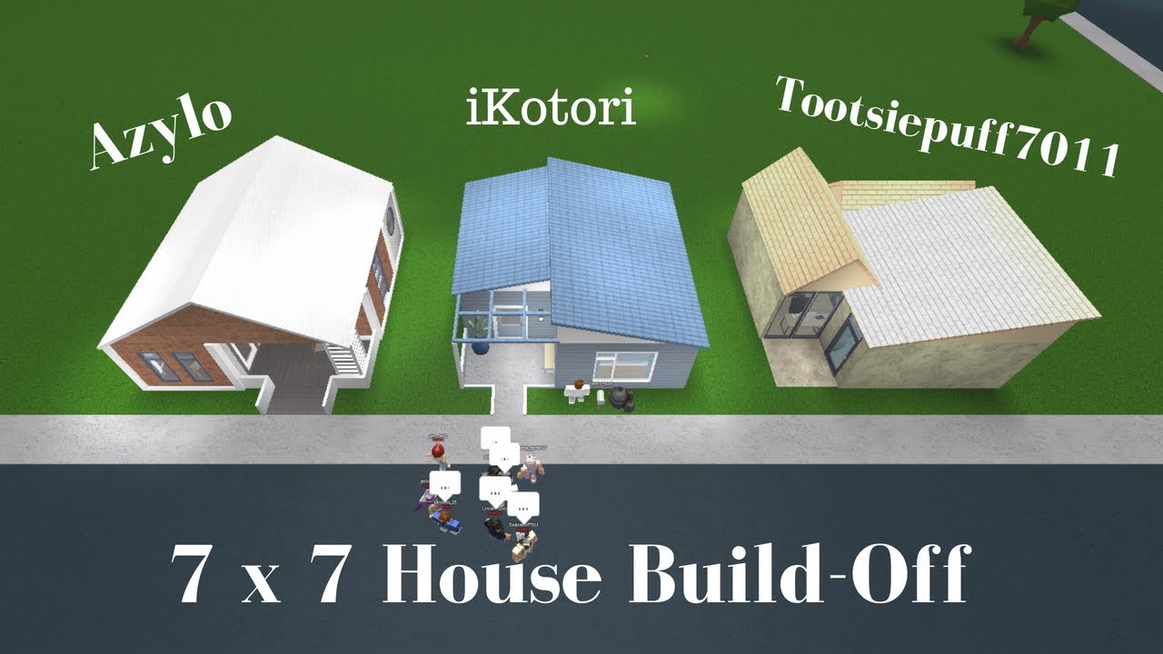 Bloxburg 7x7 House Build Off W Ikotori Youtube - roblox blogburg build offs