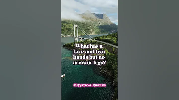 What has a face and two hands but no arms or legs? #riddles #riddle #puzzles #brainteaser #quiz