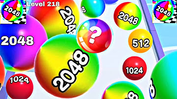 Ball Run 2048 - All Levels Gameplay Android, iOS ( Levels 211- 220)