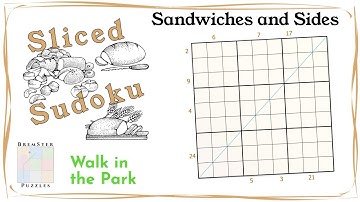 Sliced Sudoku Puzzle Pack : Sandwiches and Sides by EPH