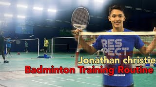 Badminton training routine - Jonathan christie screenshot 1