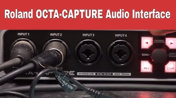 Using the OCTA-CAPTURE Audio Interface