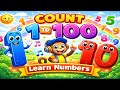 Learn 1 to 100 in 5 Minutes! 🔥 | Kids Counting Song & Rhyme