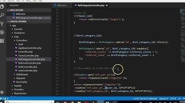 Laravel referrer   28   check if cookie already exists