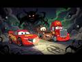 McQueen, Mater &amp; Mack Enter the Haunted Cave… and the Shadow Monster Appears👻🚗| Cars Toons Animation