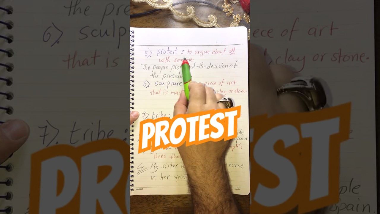 improve your vocab in english | 4000 common words in english #protest