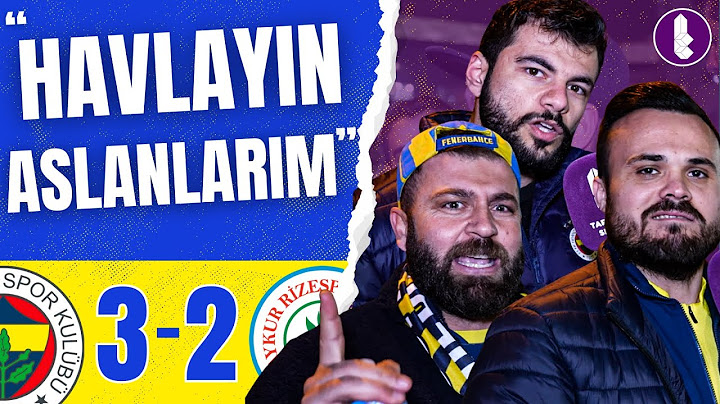“Zar Zor 3-2 Yenemezsin” | "Havlayın" | Fenerbahçe 3-2 Rizespor | Maç Sonu Taraftar Sports