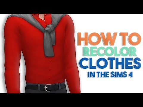 how to recolor sims 4