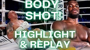 Usyk vs Dubois 2 - Body Shot or Low Blow? Highlight and Replay