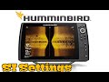 Best si settings  humminbird helix clearest side imaging picture