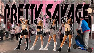 Kpop In Public Blackpink - Pretty Savage Introrock Vers Seoul Eater One Take Russia