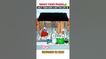 Help them Have a better life 😟 | Tricky Twist puzzle 🧩 #shorts