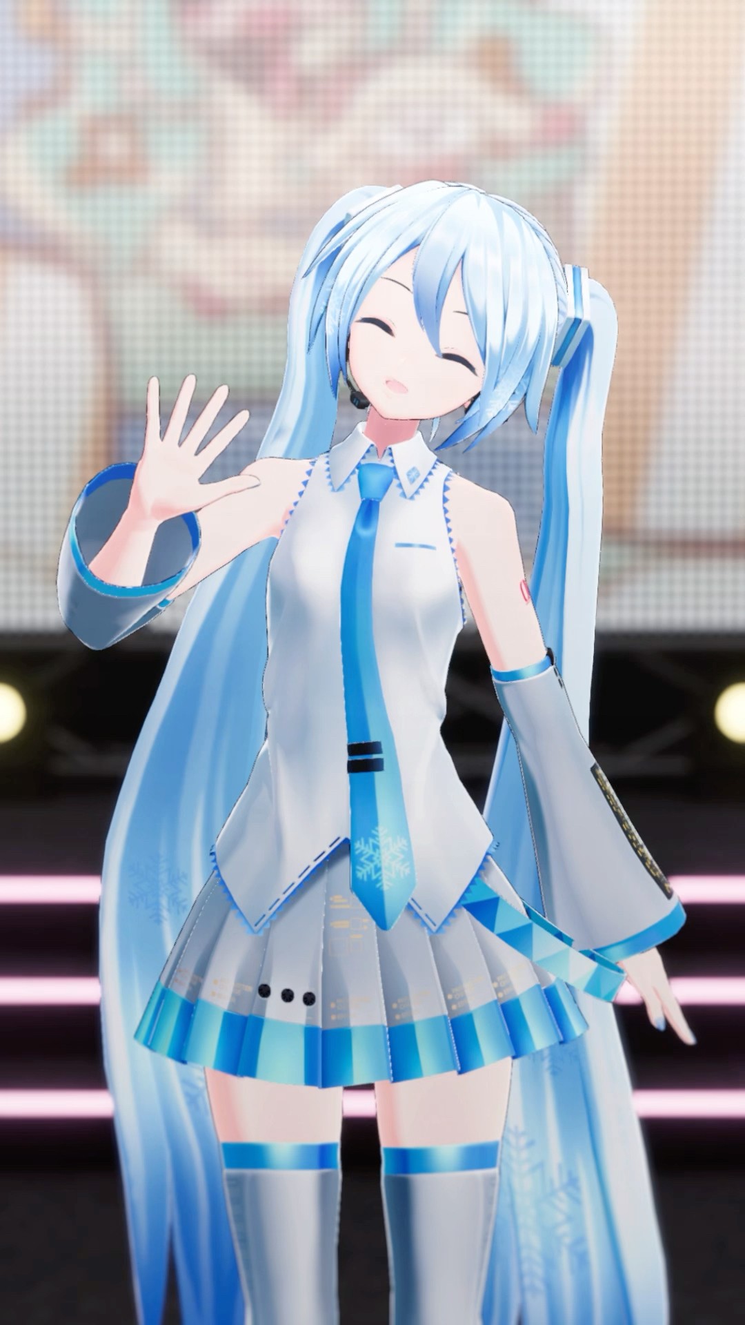 SNOW MIKU 2026テーマソング「SHIAWASE FOR YOU!」を雪ミクが踊って