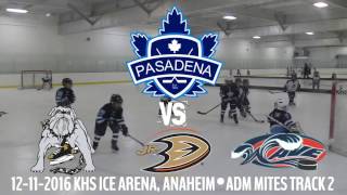 GAME HIGHLIGHT. PML vs ICE Dogs, JR Ducks, Wave. ADM Mites Track 2 (12-11-2016)