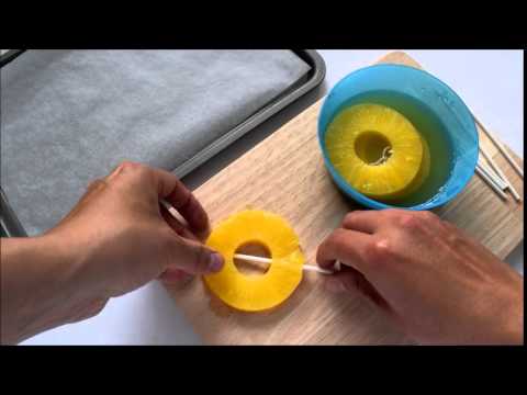 Frozen Pineapple Ice Pops Recipe / Tutorial