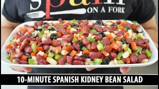 Spanish Kidney Bean Salad | HEALTHY & Delicious 10 Minute Recipe