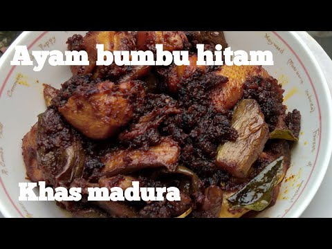 resep-cara-membuat-ayam-bumbu-hitam-khas-madura