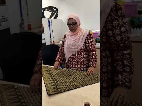 Seni Lipatan Tanjak Destar Tengkolok Part 1 Youtube