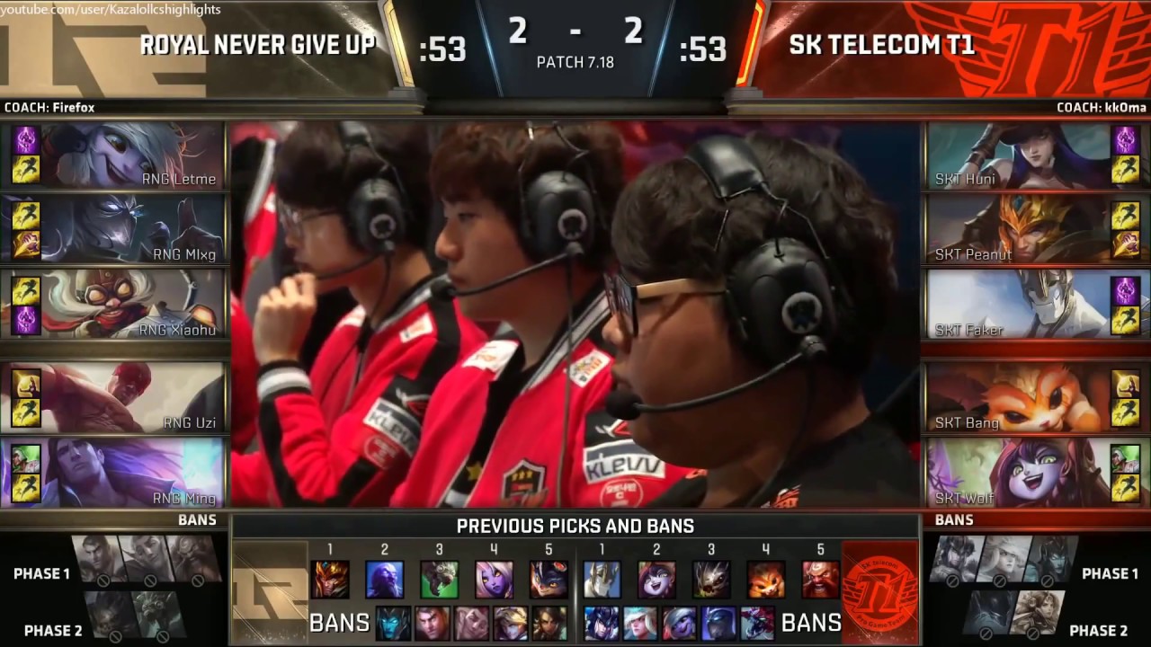 SKT vs RNG Highlights