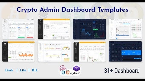 Crypto Bootstrap 5 Admin Dashboard Template with Dark RTL Theme