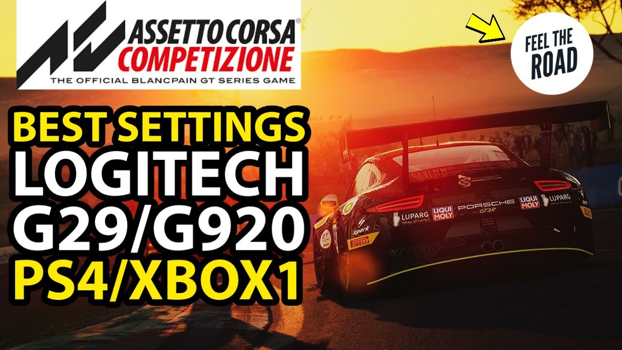 Best Wheel Setting Logitech G29 9 Ps4 Xbox1 In Assetto Corsa Competizone Youtube Best Wheel Setting Logitech G29 9 Ps4 Xbox1 In Assetto Corsa Competizone Youtube