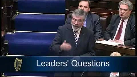 Gerry Adams asks Taoiseach whether he still thinks...