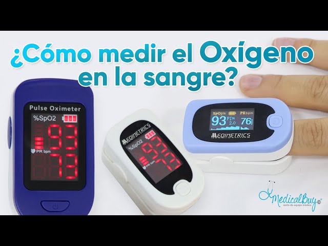 Cómo medir el oxígeno en la sangre? 