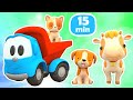 As melhores músicas para bebês aprenderem os nomes e sons dos animais da fazenda com o Léo!