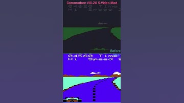S-Video Mod on a Commodore VIC-20! #shorts #commodore #retrogaming