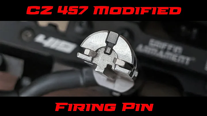 CZ 457 Bolt Upgrades and Modified Firing Pin