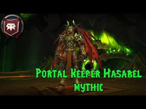 [WOW] Portal Keeper Hasabel Mythic VS Wind Fury (Dun-Modr) - Restoration Druid PoV