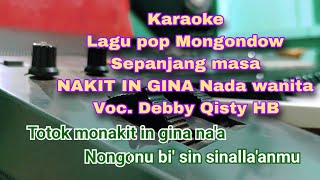 NAKIT IN GINA | KARAOKE HD NADA WANITA | DEBBY QISTY HB TERPOPULER | SEPANJANG MASA